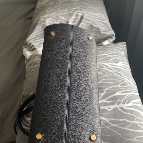 Luana black pebbled leather Italian purse - Picture 7 of 7